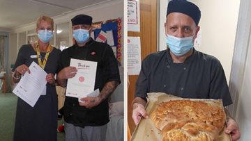 Celebrating 20-year service for Stevenage care home Chef